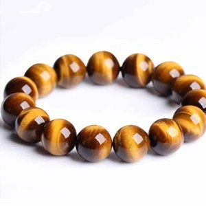 12mm Tiger eye bracelet made by EvileyebyMaria